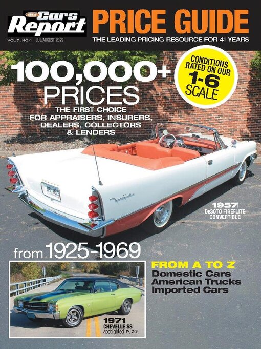 Magazines Old Cars Report Price Guide Princeton Public Library